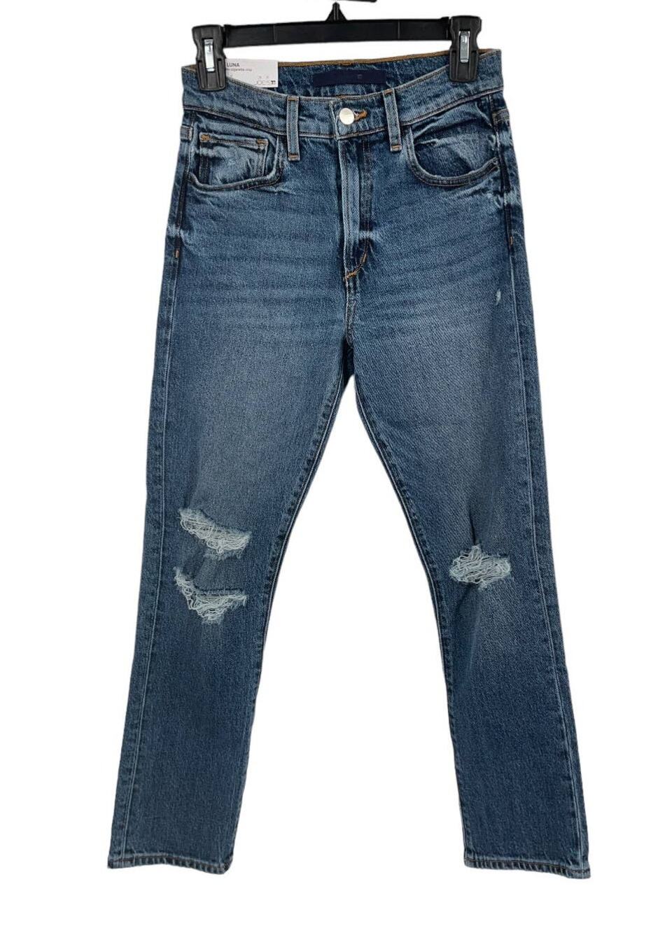 Joe's Jeans The Luna high rise cigarette crop blue size 24